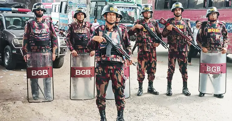 গুরুত্বপূর্ণ এলাকায় বিজিবি মোতায়েন করা হয়েছে
